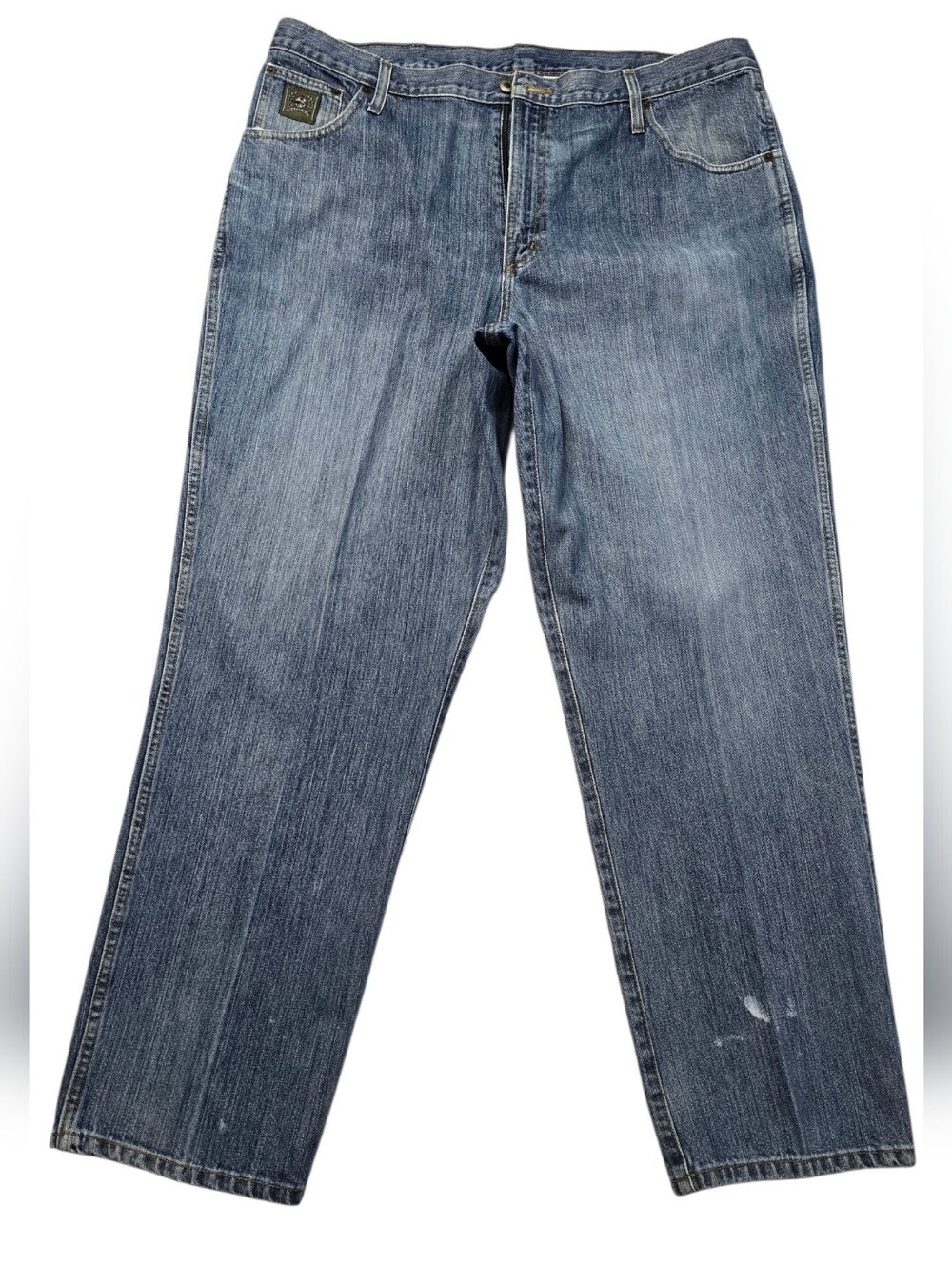 Cinch Men's Faded Blue Straight Jeans